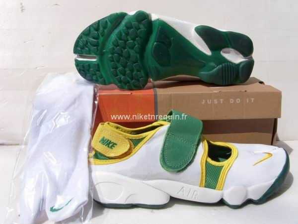 Nouveau 2011 Nobles Nike Shox Rift Courir Baskets Blanches Vert Fonce